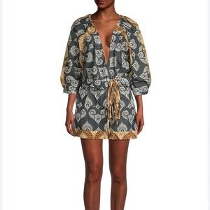 Agua Bendita NWOT Linnea Romper in Dark Sea Size Small
